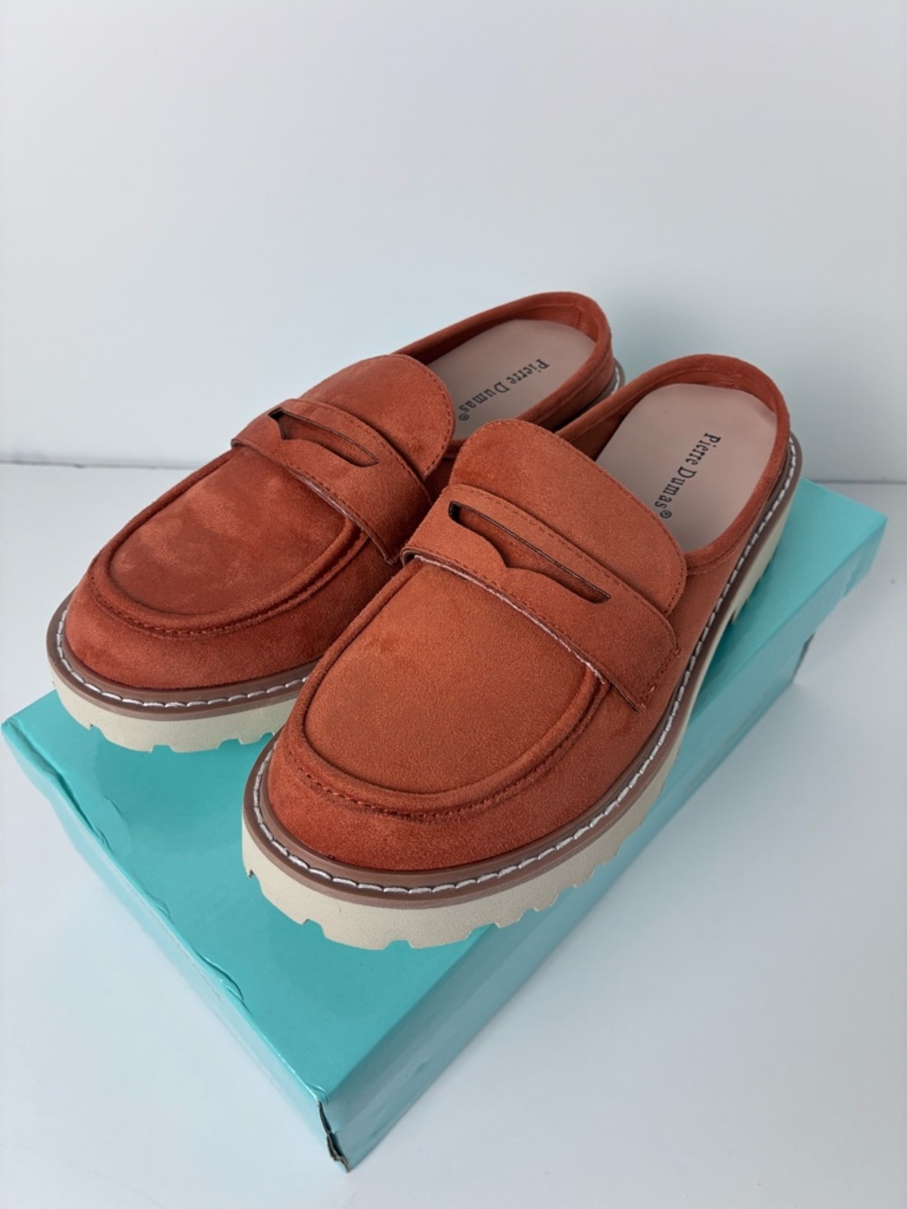 Pierre Dumas Mora Downtown Drift Loafer Slip On Mules Women’s Size 8